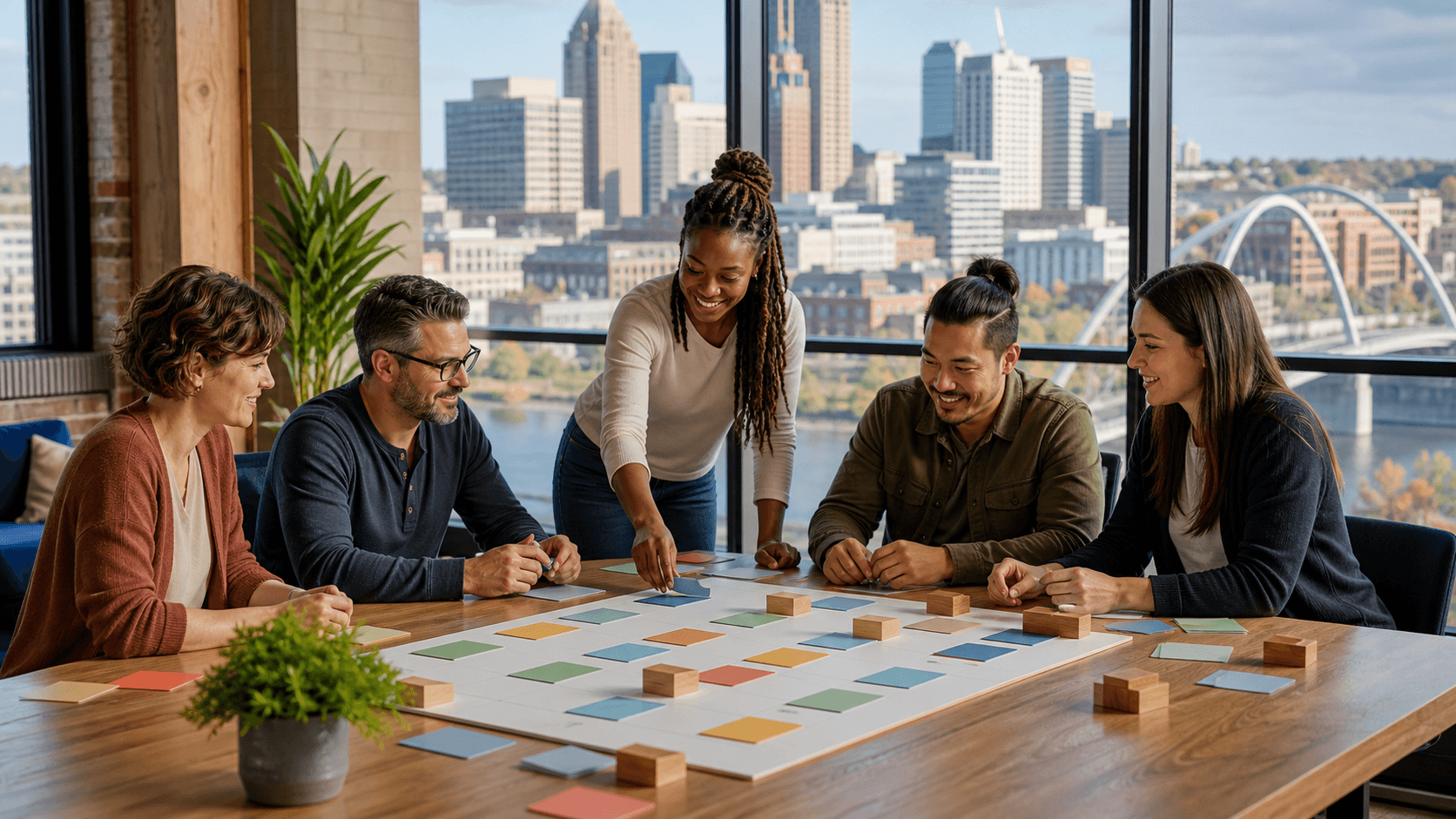 Designing Team Building Activities in Cincinnati Around Real Work